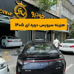 هزینه سرویس دوره ای 1405