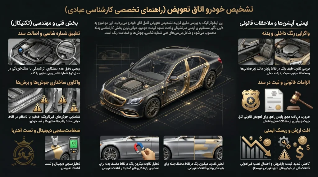 راهنمای اتاق تعویض خودرو