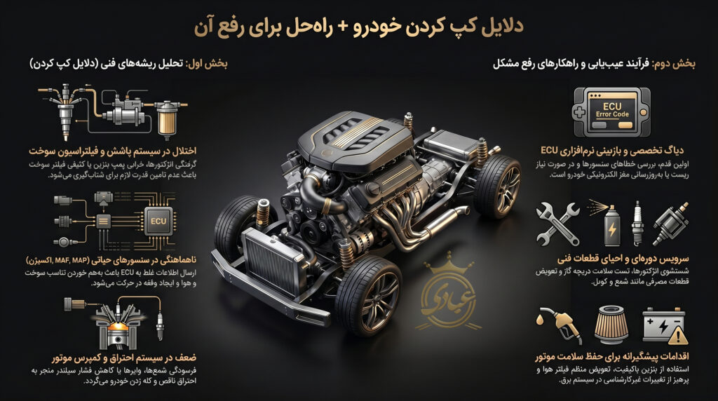 دلیل کپ کردن خودرو