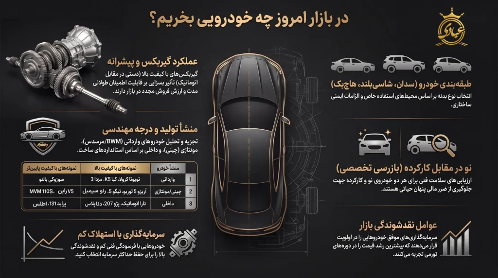 بهترین خودروها ایرانی و خارجی