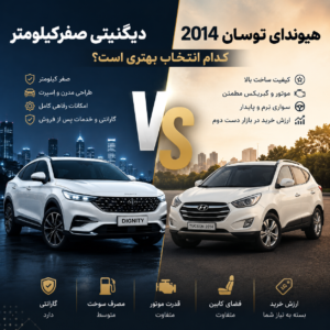 مقایسه دیگنیتی با هیوندای توسان 2014